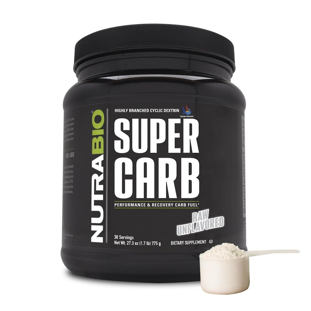 Carboidratos em pó NutraBio Super Carb com dextrina em cluster