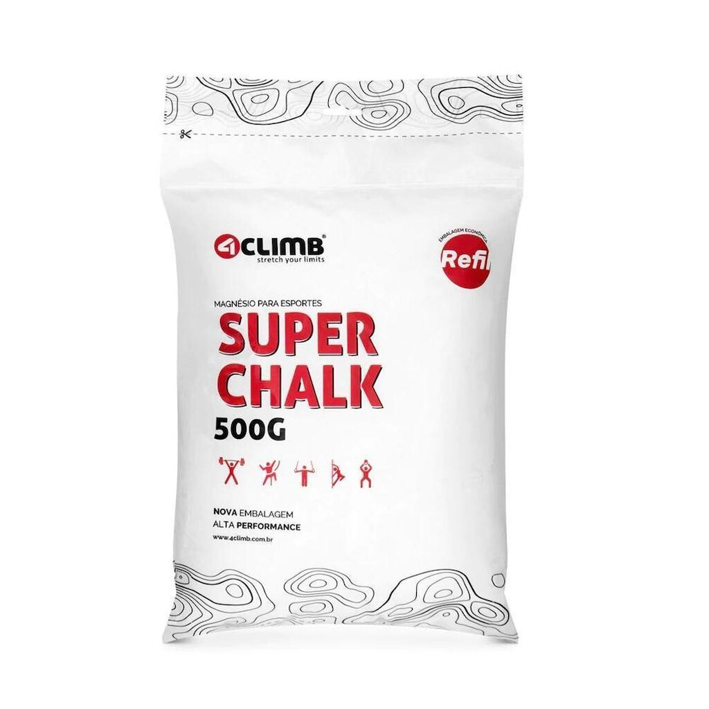 CARBONATO REFIL SUPER CHALK 500G - 4CLIMB
