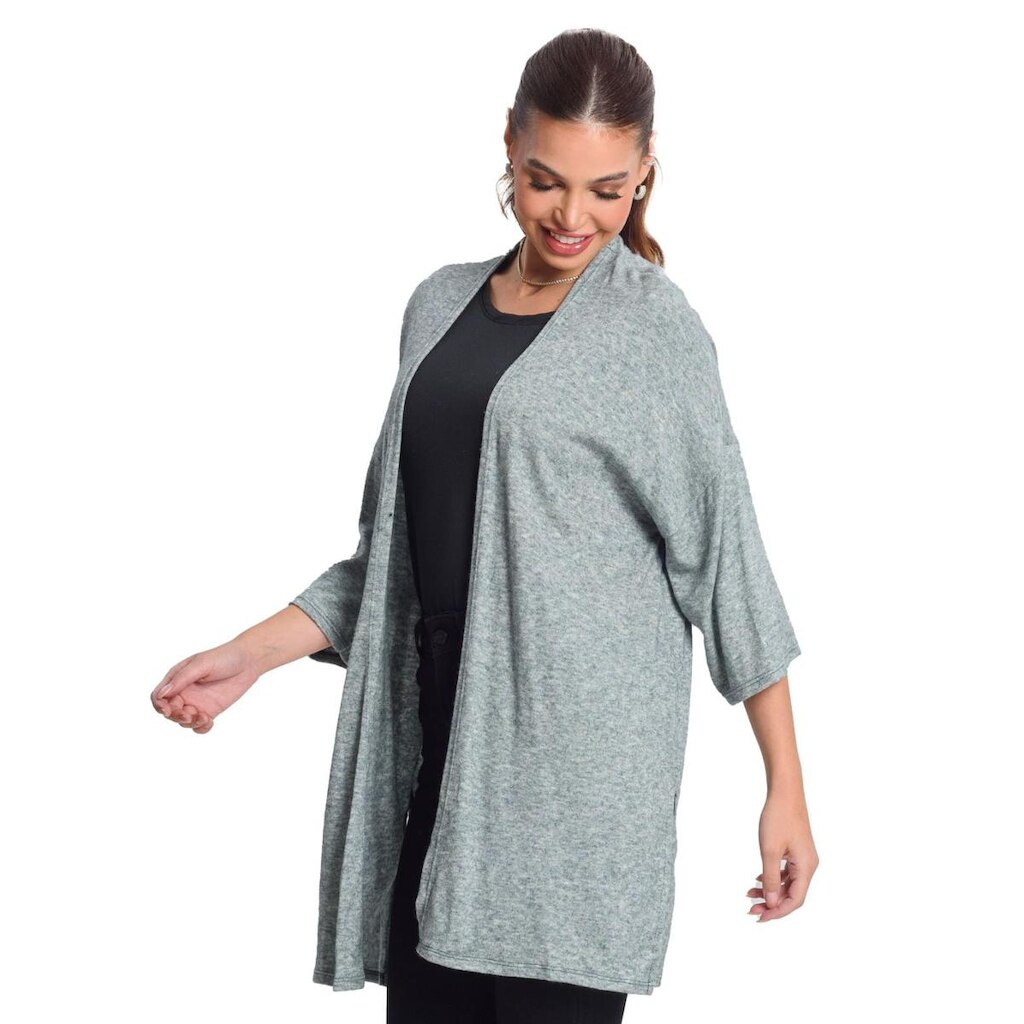 Cardigan Alongado Rovitex Verde