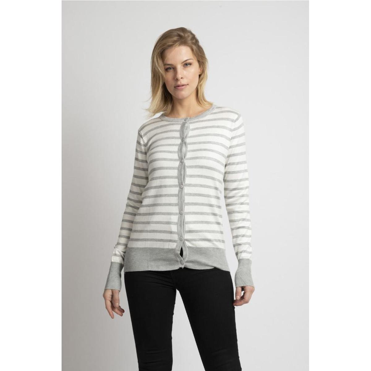 cardigan cinza claro