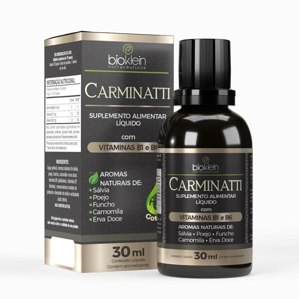 Carminatti 30ml Gotas com Vitamina B1 e B6 - Bioklein