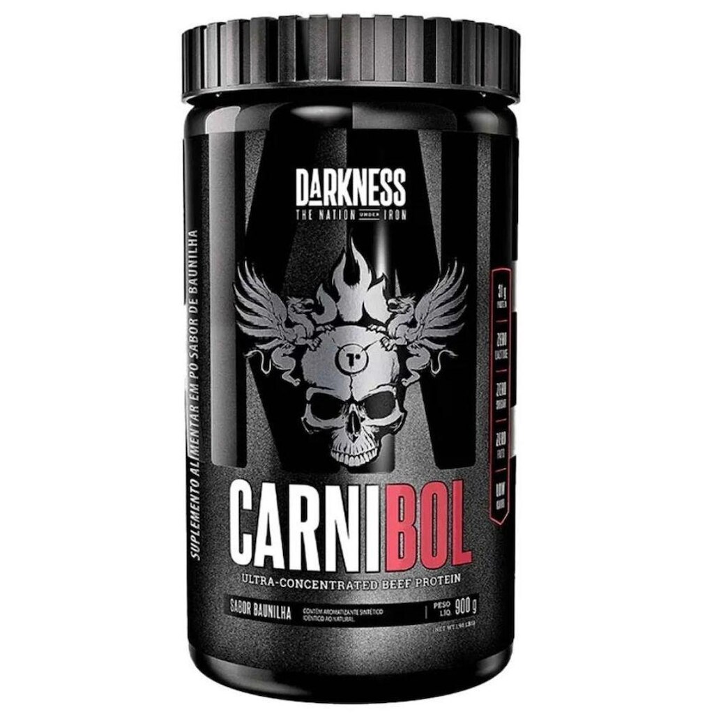 Carnibol Isolado Hidrolisado Baunilha 900g - Darkness