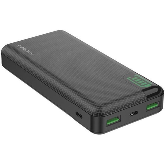 Carregador Portátil Geonav 20000mAh - PB20KBK - Preto Menor preço em Carregador Portátil Geonav 20000mAh - PB20KBK - Preto