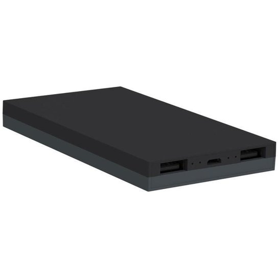 Carregador Portátil Universal12400mAh USB Geonav - Cinza Menor preço em Carregador Portátil Universal12400mAh USB Geonav - Cinza