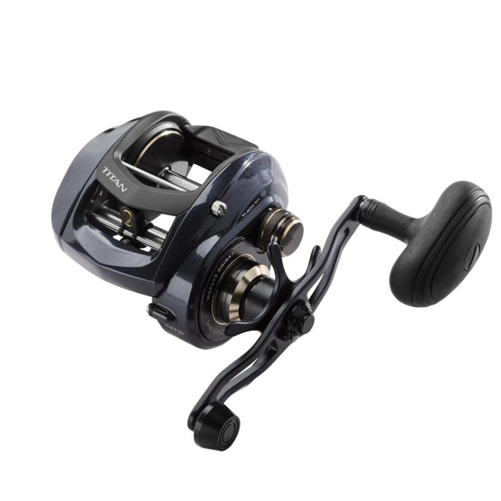 Carretilha Marine Titan 400 GTO Drag 14kg Manivela Esquerda
