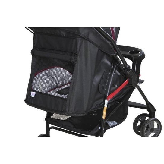 Carrinho De Bebe Galzerano Milano Reversivel Ii Preto Preto Sciaky