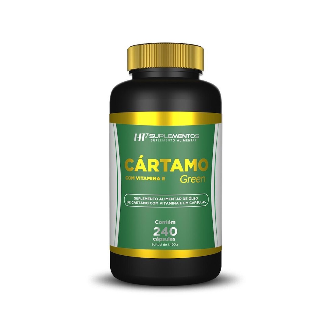 CARTAMO COM VITAMINA E 240 CAPSULAS HF SUPLEMENTOS