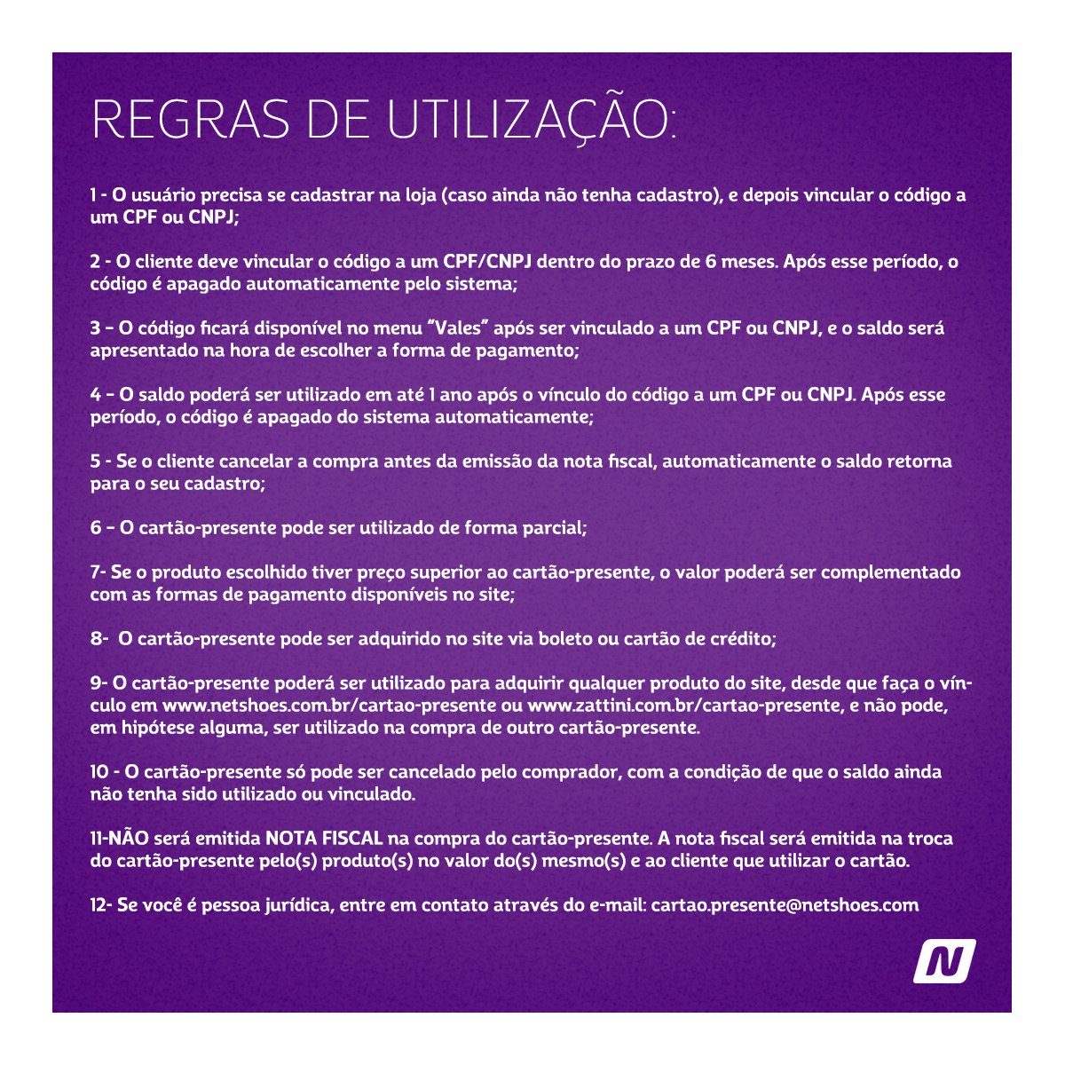 netshoes incentivale