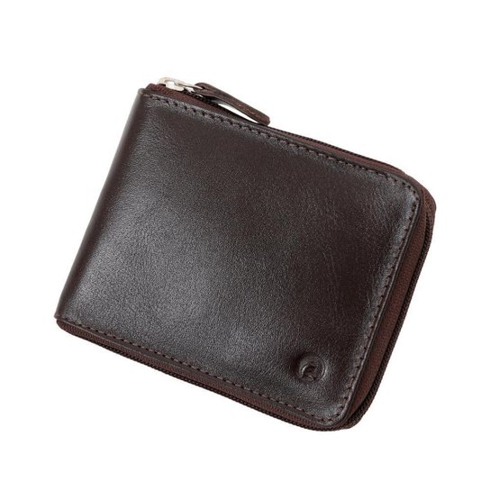 Carteira de Couro Couro50 209 - Café Menor preço em Carteira de Couro Couro50 209 - Café