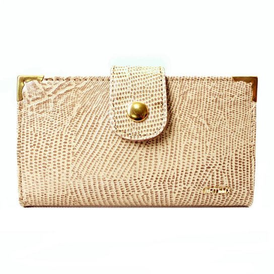 Carteira Feminina Artlux em Couro 937 - Creme Menor preço em Carteira Feminina Artlux em Couro 937 - Creme