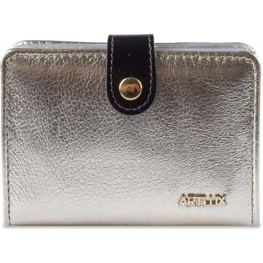 Carteira Feminina c/ Espelho Artlux 914 - Amarelo Escuro Menor preço em Carteira Feminina c/ Espelho Artlux 914 - Amarelo Escuro