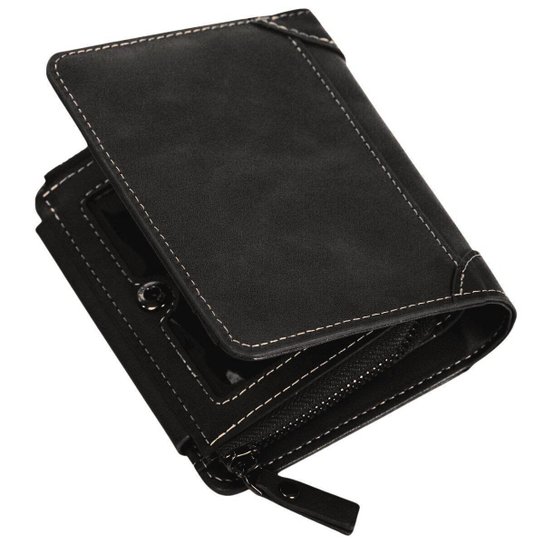 CARTEIRA MASCULINA COURO PORTA CARTÕES MOEDAS DOCUMENTOS COM ZÍPER - Preto é ruim? CARTEIRA MASCULINA COURO PORTA CARTÕES MOEDAS DOCUMENTOS COM ZÍPER - Preto é boa?