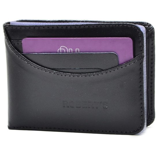 Carteira Masculina Em Couro Qualidade Elegante Slim Formal Porta - Preto Menor preço em Carteira Masculina Em Couro Qualidade Elegante Slim Formal Porta - Preto