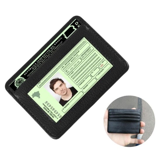 Carteira Porta Cartão Cnh Slim Fina Pequena Couro - Preto é ruim? Carteira Porta Cartão Cnh Slim Fina Pequena Couro - Preto é boa?