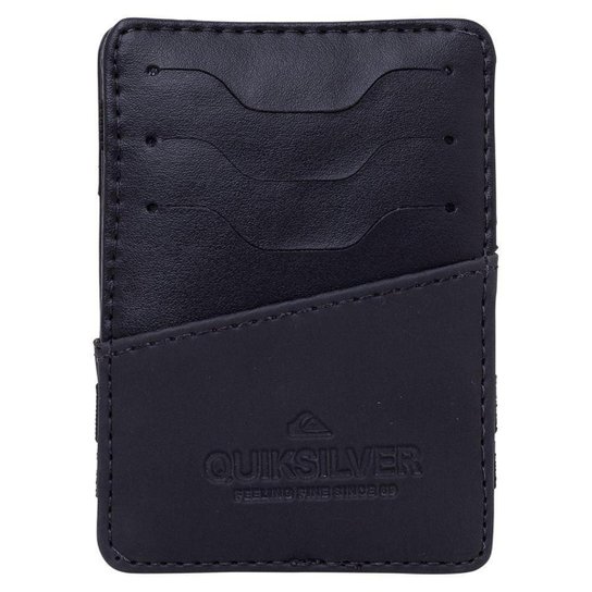 Carteira Quiksilver Magic Feelings Masculina - Preto Menor preço em Carteira Quiksilver Magic Feelings Masculina - Preto