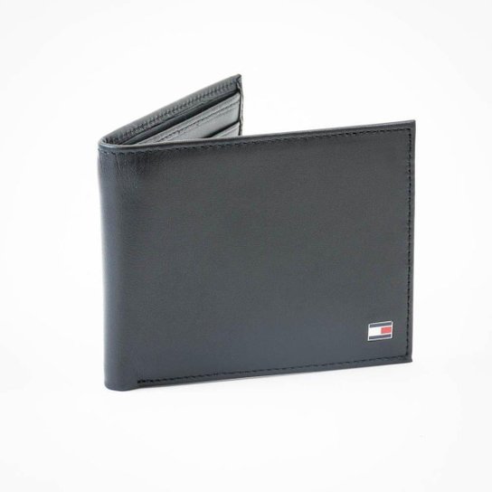 CARTEIRA TOMMY HILFIGER MASCULINA ETON MINI CC WALLET - Preto Menor preço em CARTEIRA TOMMY HILFIGER MASCULINA ETON MINI CC WALLET - Preto