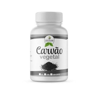 Carvão Ativado Original 500mg Uniervas 100cps