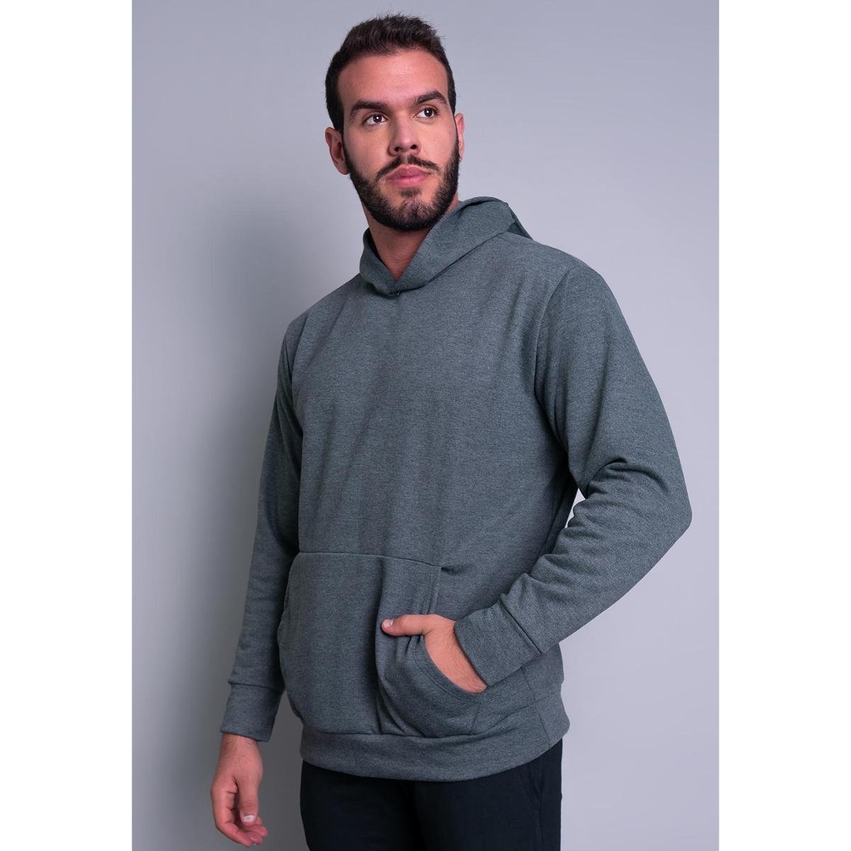 carhartt moletom com capuz dark grey