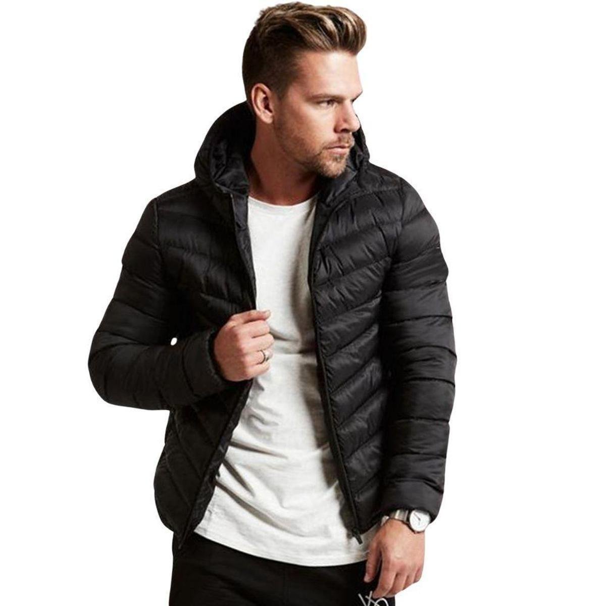 Casaco Bobojaco Jaqueta Puffer Gomada com Capuz Removível e Bolsos é ruim? Casaco Bobojaco Jaqueta Puffer Gomada com Capuz Removível e Bolsos é boa?