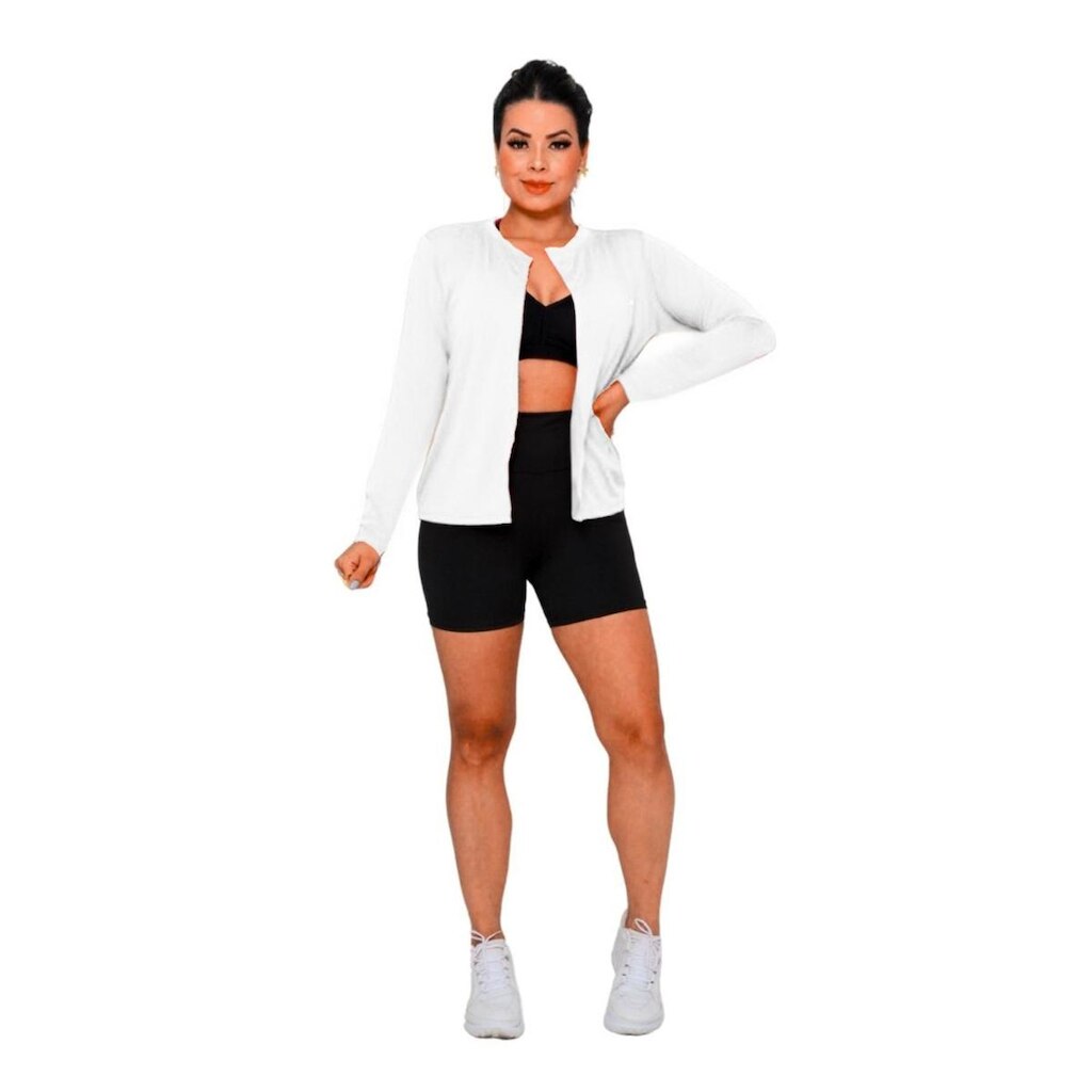 Casaco Camisa de Proteção UV Feminino