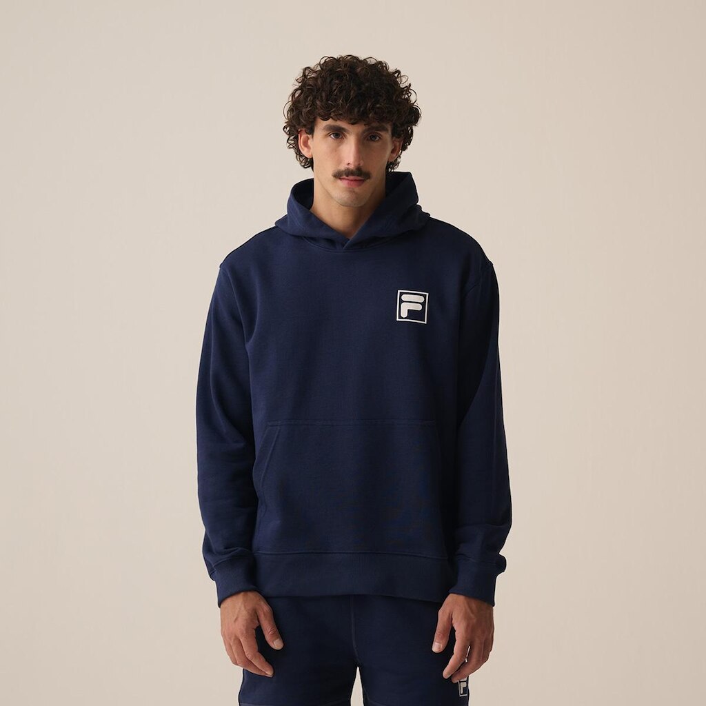 Casaco Com Capuz Fila Canguru F-Box Masculino