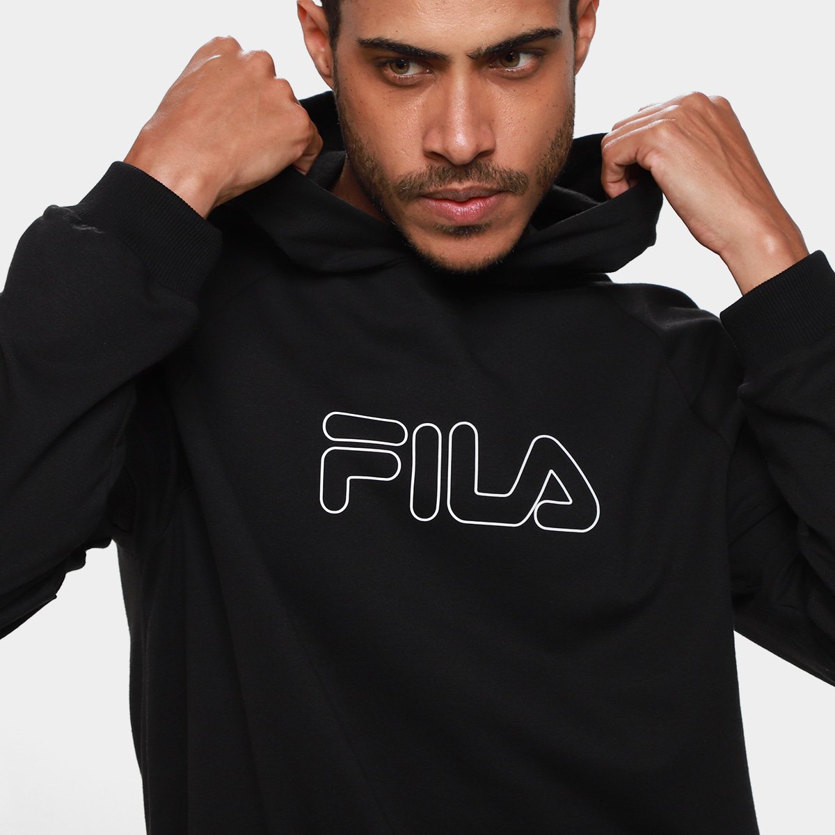 Casaco Com Capuz Fila Outline Light Masculino - 2