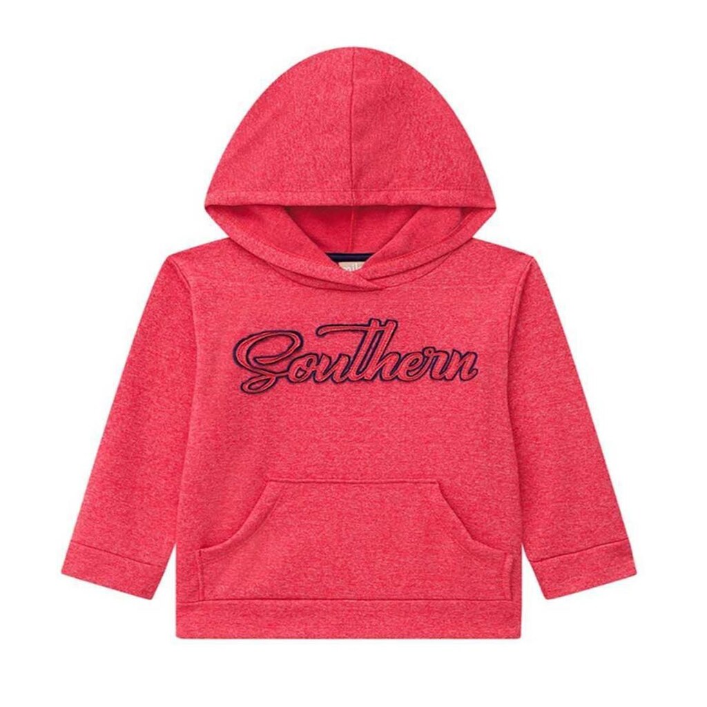 Casaco Com Capuz Infantil Menino Vermelho Milon