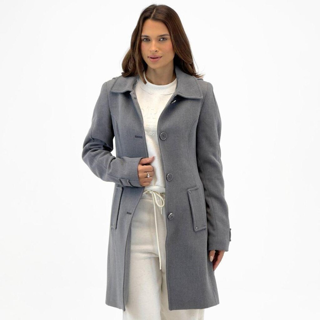 Casaco Ditaly 7/8 em Malha Executive com Capuz Feminino