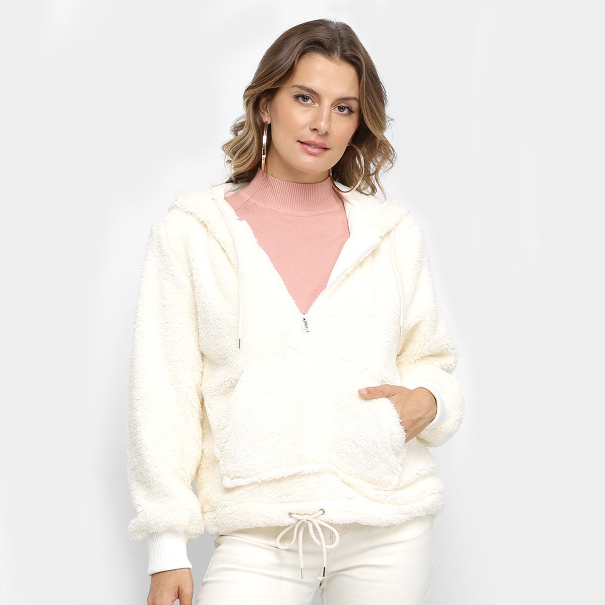 jaqueta feminina pelucia