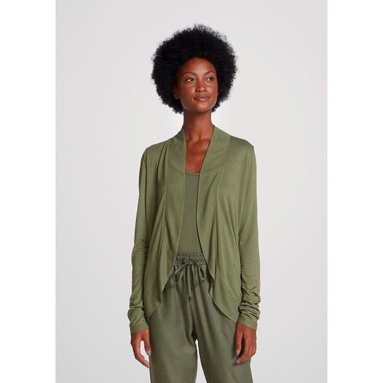 Casaco Feminino Básico Com Barra Arredondada - 04QCAV2EN4 - Verde escuro é ruim? Casaco Feminino Básico Com Barra Arredondada - 04QCAV2EN4 - Verde escuro é boa?