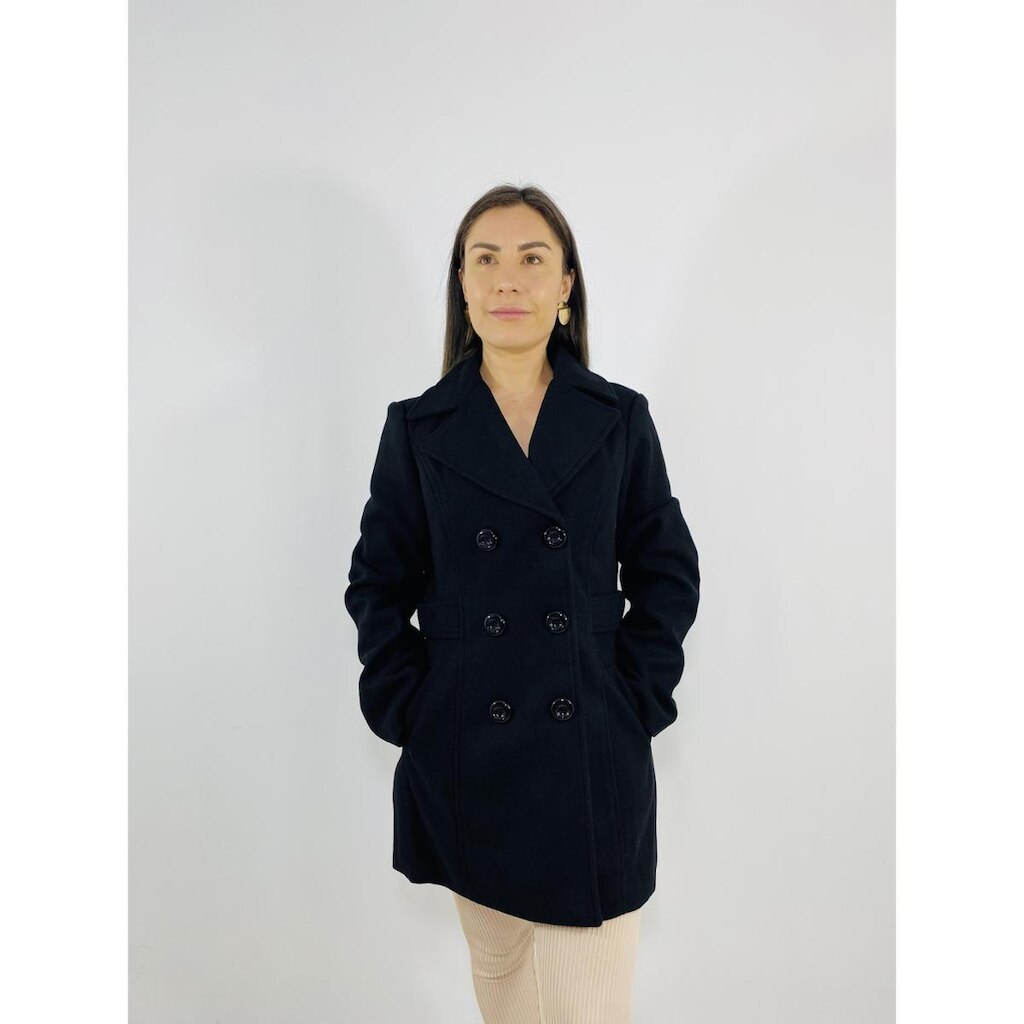 Casaco Feminino Sobretudo Lã Batida Facinelli