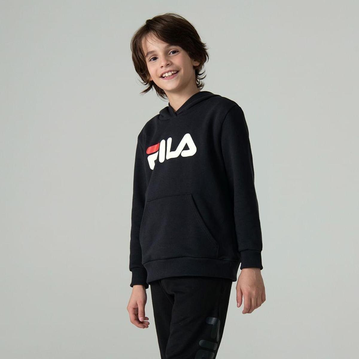 Casaco Infantil Fila Letter Fun c/Capuz Menino - 1