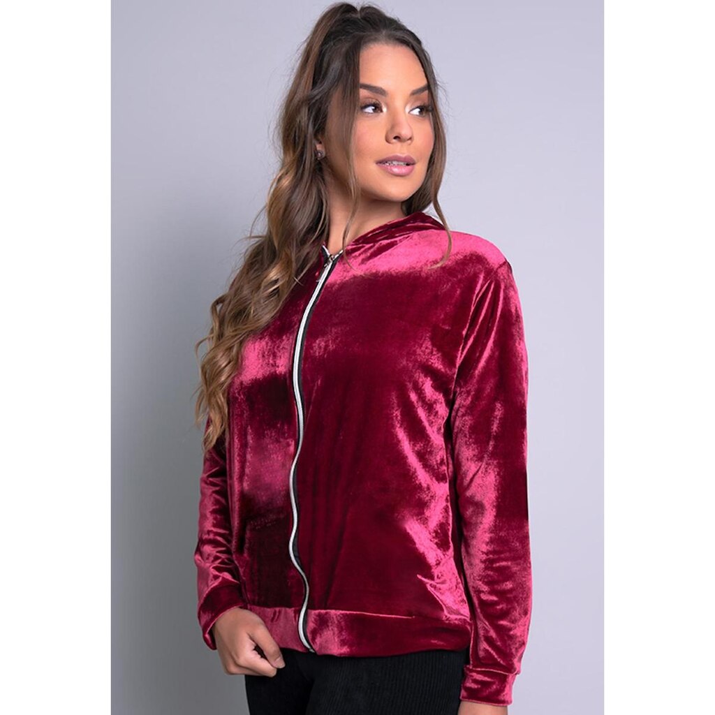 Casaco Inverno Veludo Mvb Modas Feminino