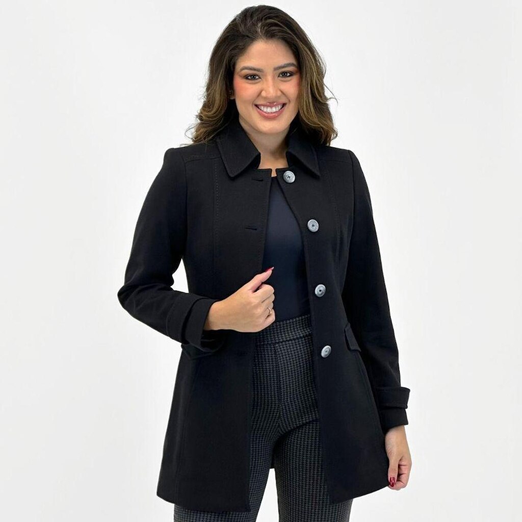 Casaco Malise 7/8 em Malha Executive Feminino