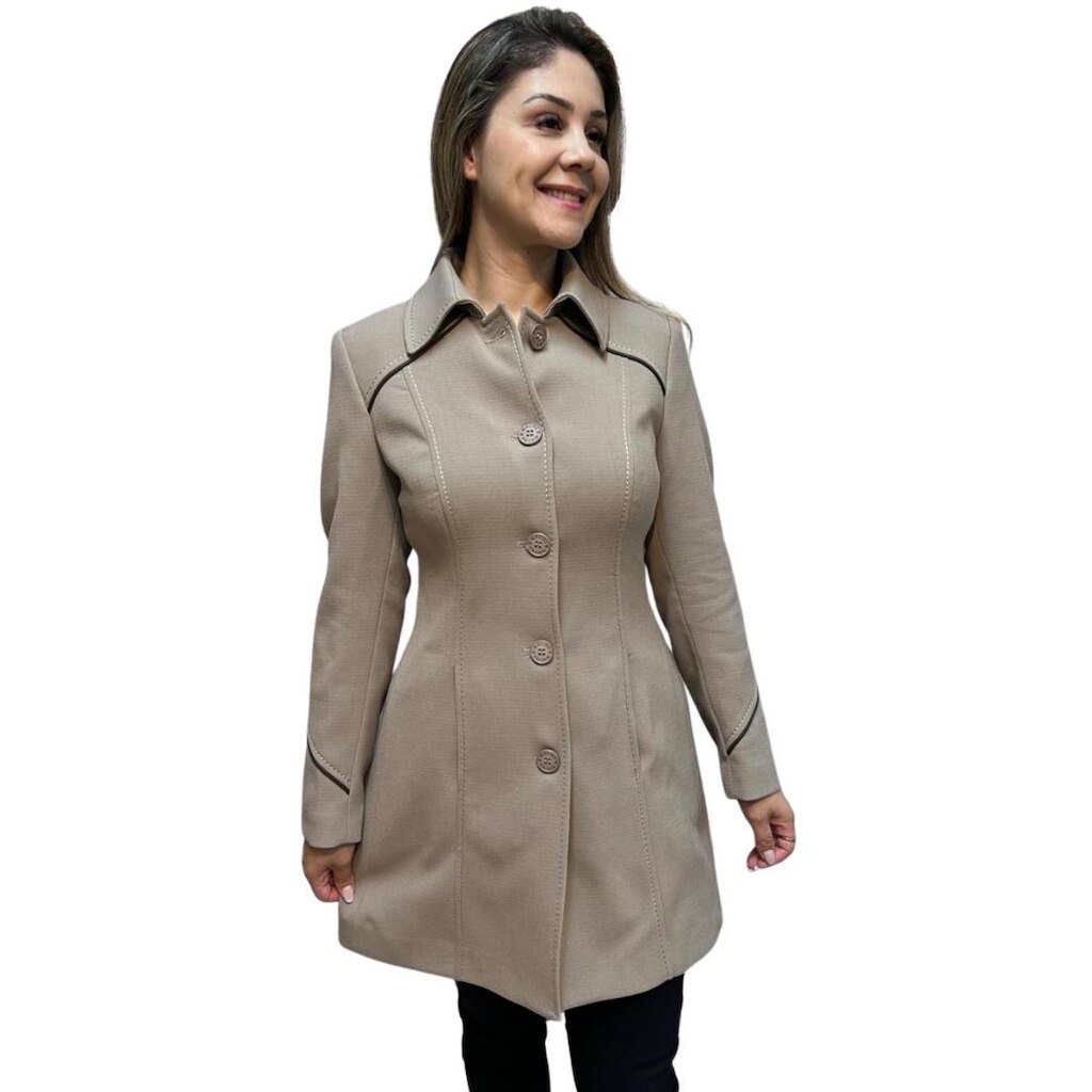 CASACO MALISE 7/8 FEMININO REF: MAL4666