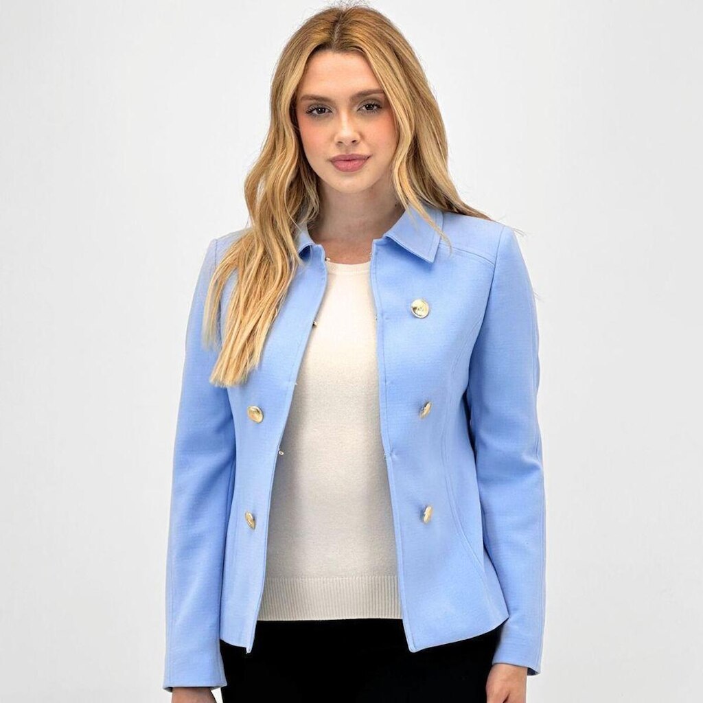 Casaco Malise Curto em Tecido Feminino