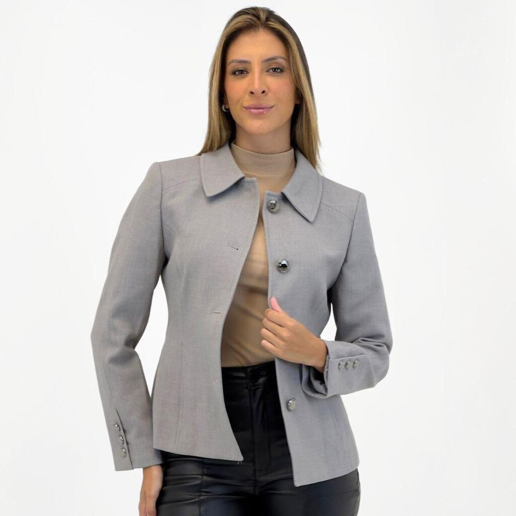 Casaco Malise Curto Malha Executive Feminino