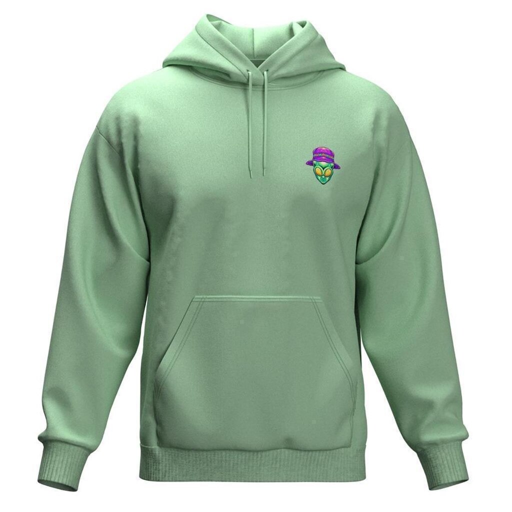 Casaco Moletom De Frio Feminino Com Capuz Modelo Canguru
