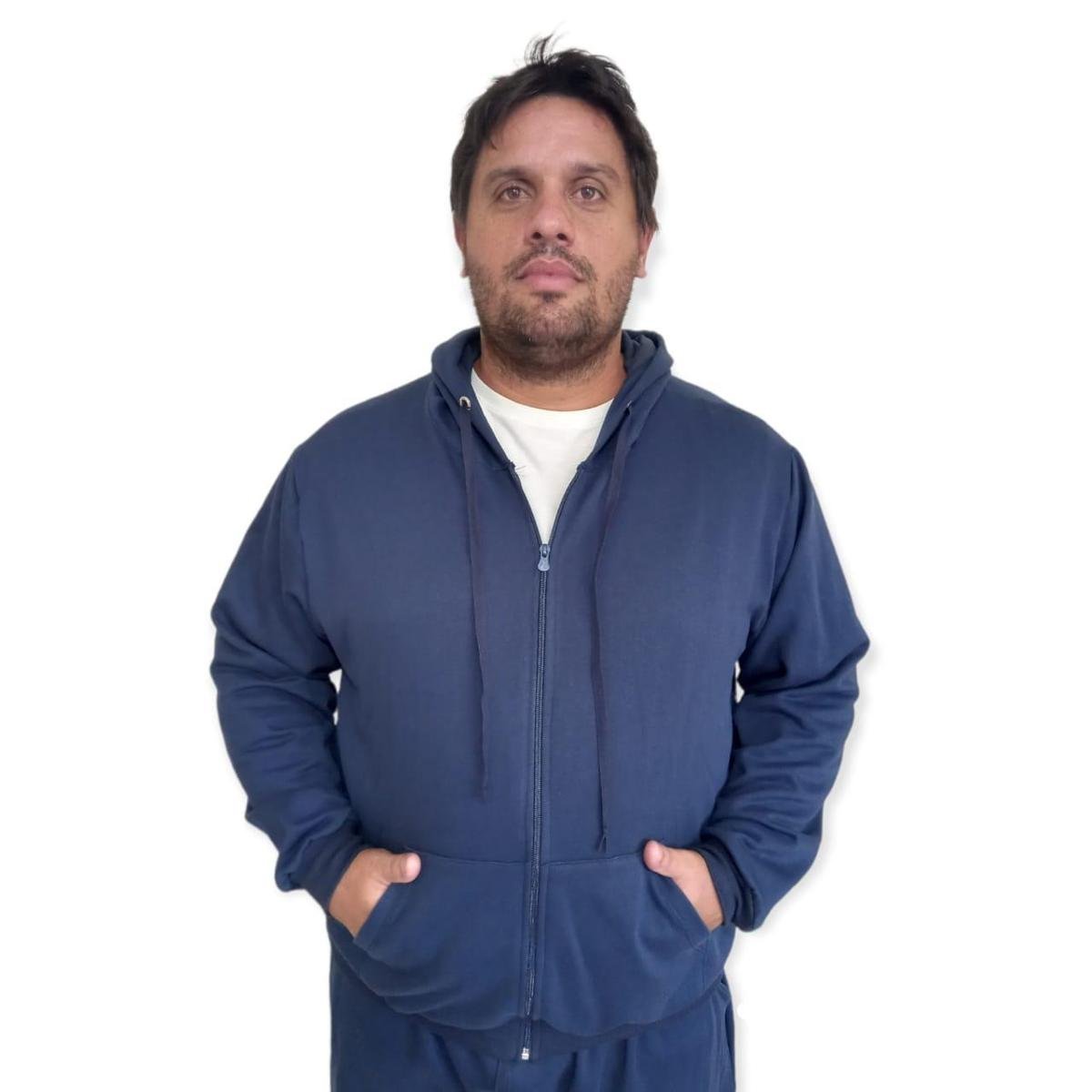 Casaco Moletom Plus Size Masculino E Femimino Blusa Peluciada Com Capuz E Ziper Menor preço em Casaco Moletom Plus Size Masculino E Femimino Blusa Peluciada Com Capuz E Ziper