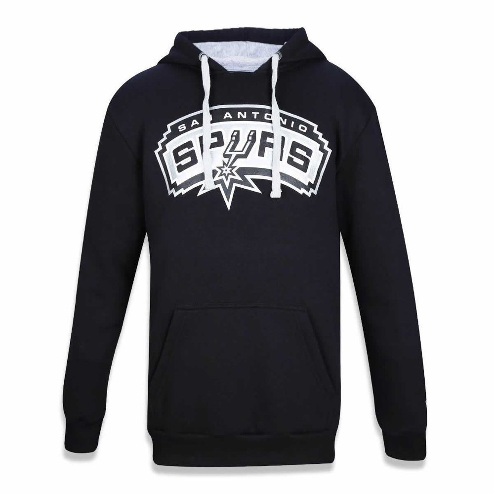 spurs zip up moletom com capuz