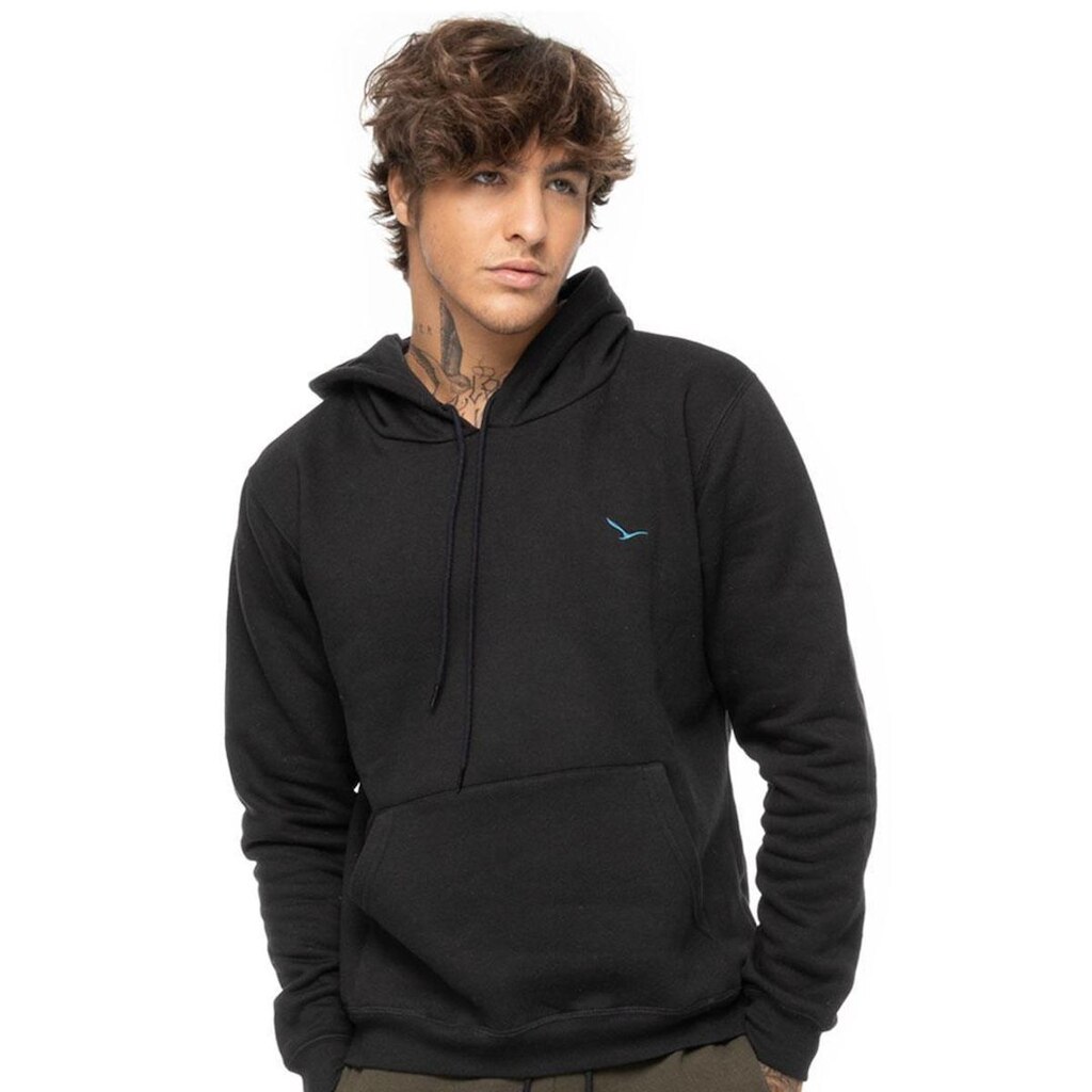Casaco Moletom Yacht Master Com Bordado e Capuz Masculino
