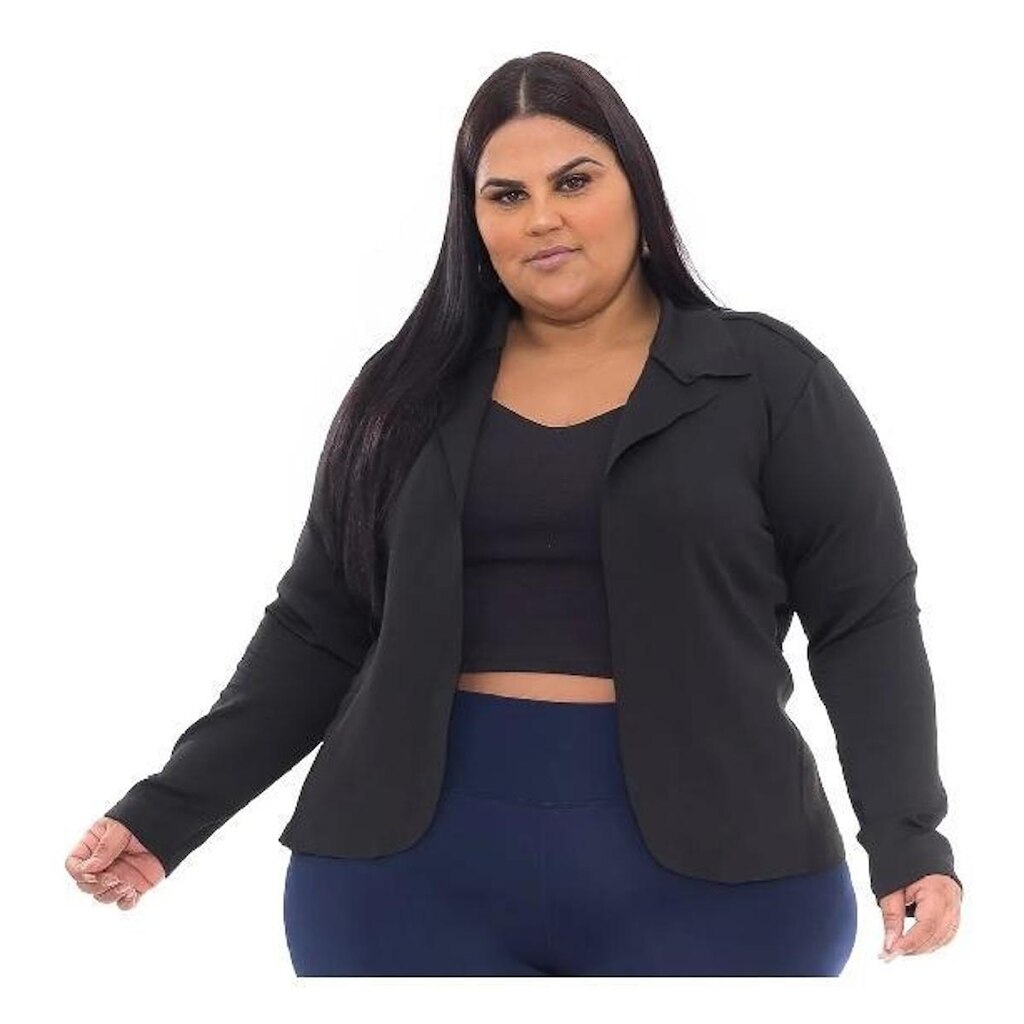 Casaco Neoprene Plus Size G1 G2 G3 Abafarto