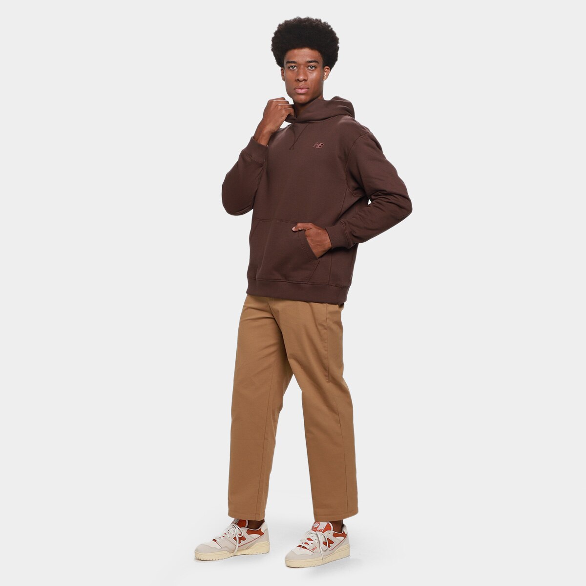 Casaco New Balance Athletics Small Com Capuz Masculino - 4