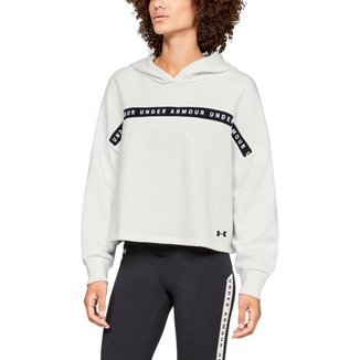 Casaco Treino Com Capuz Feminino Under Armour Taped Fleece