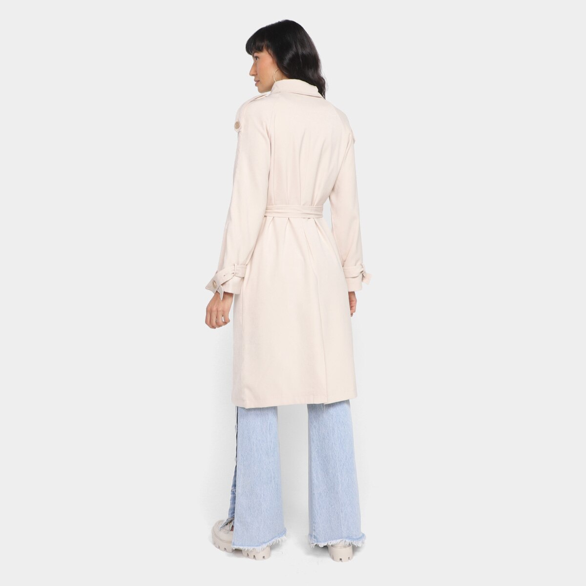 Casaco Trench Coat Eagle Rock Gabardina Feminino - 1