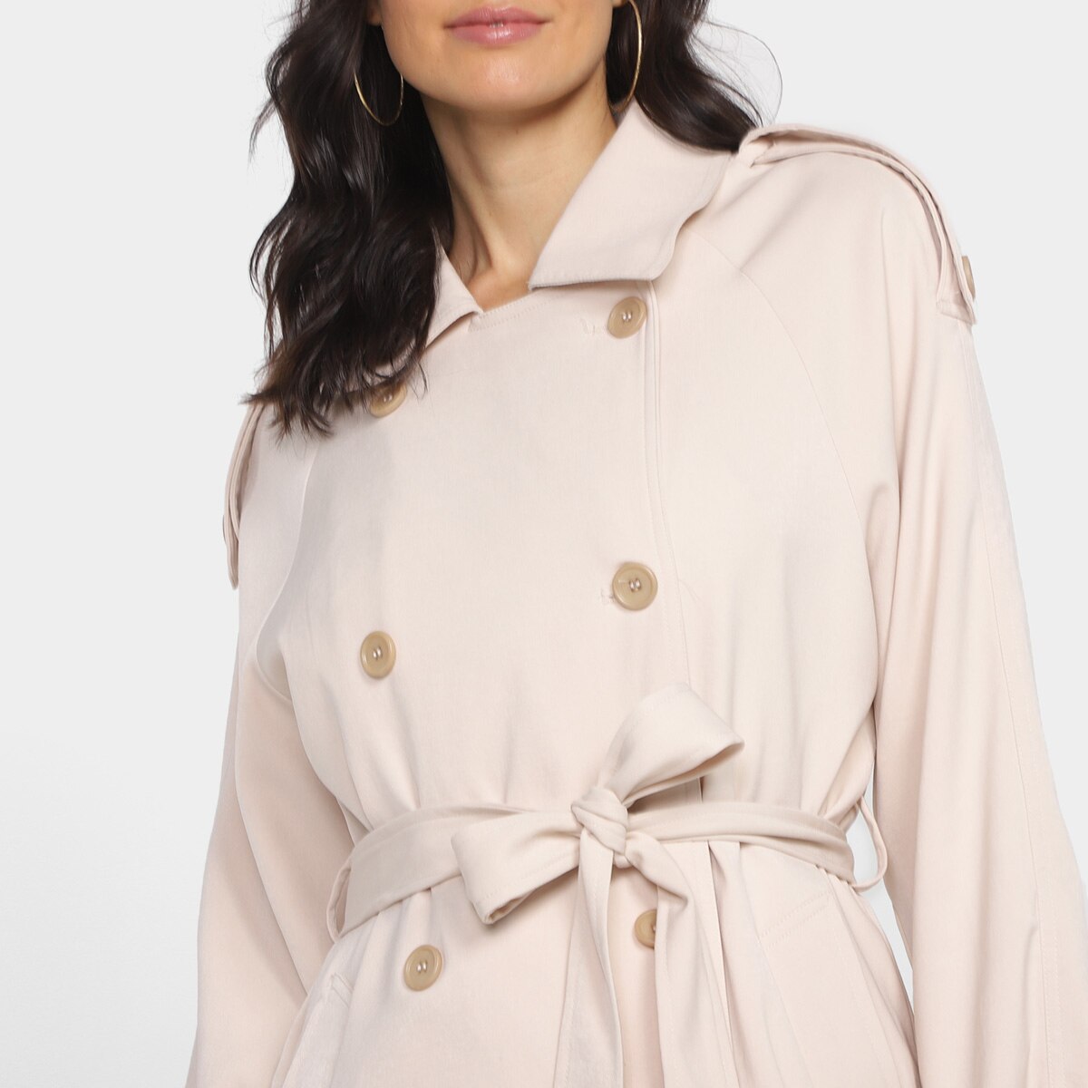 Casaco Trench Coat Eagle Rock Gabardina Feminino - 2