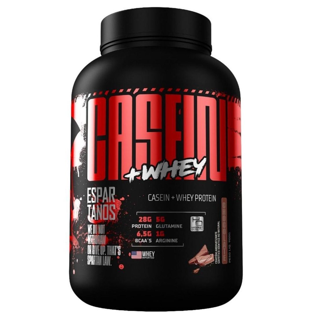 Casein Protein Whey 900g Espartanos Morango Netshoes