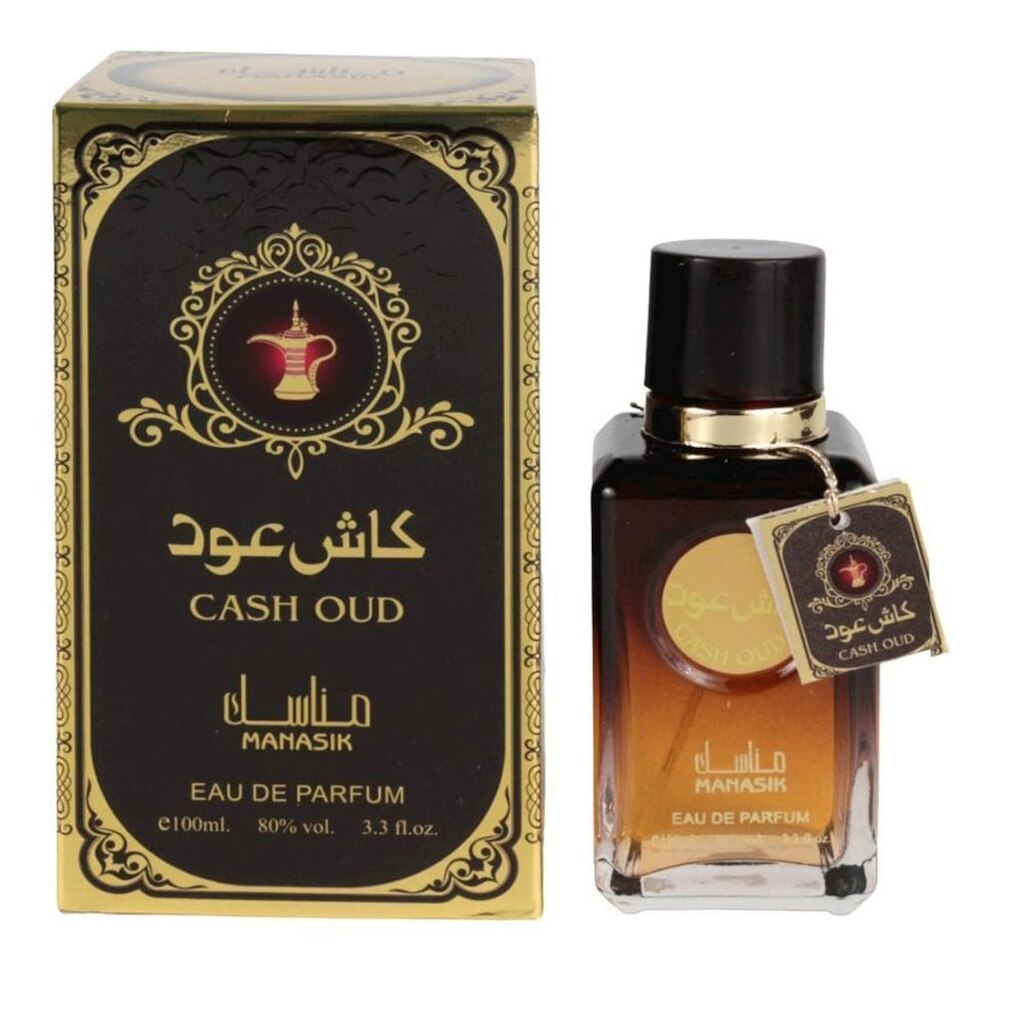 Cash Oud Manasik EDP 100 ml Perfume Árabe Unisex