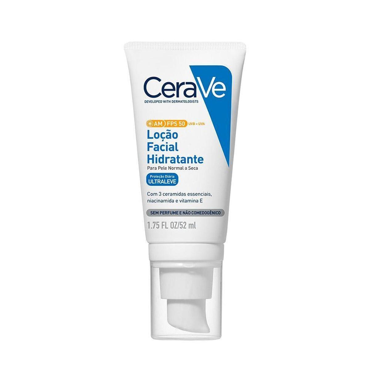 Cerave Com Fator De Proteção Solar Facial Fps50 52Ml - Incolor | Netshoes