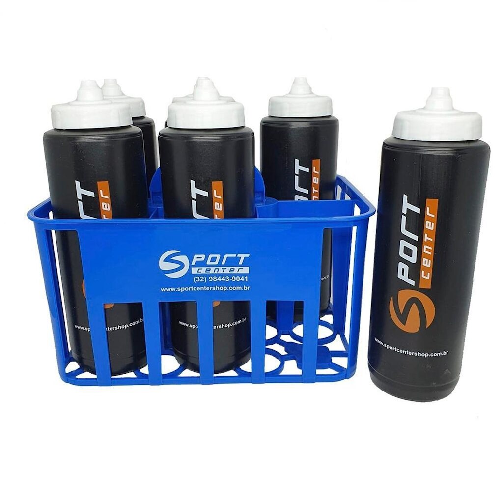 Cesta com 6 Garrafas 1 Litro Sport Center
